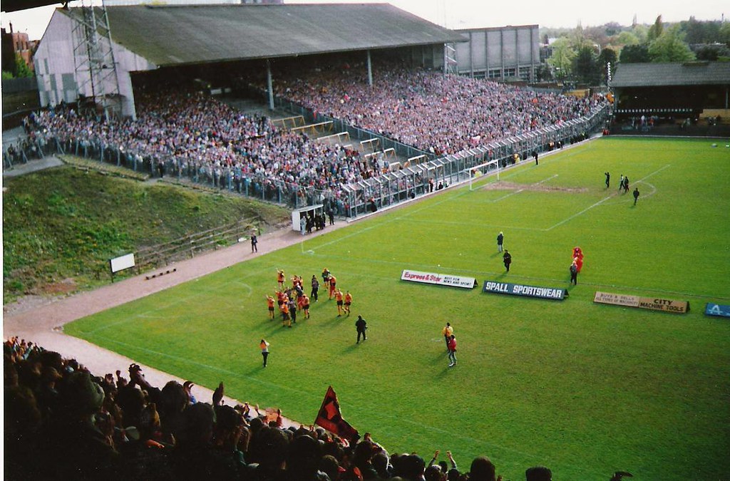 Football The South Bank Molineux - the end that held 30000