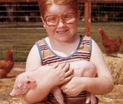 2,aaron,ruell,adorable,baby,animal,cute,farm,farm,girl,ginger,glasses,pals,piggy,red,head-37c172.jpg