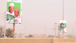 Goodluck Sambo 2015 Banners destroyed by youths in Abuja (2).jpg